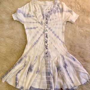 We the Free XS mini tyedye sweater dress.
